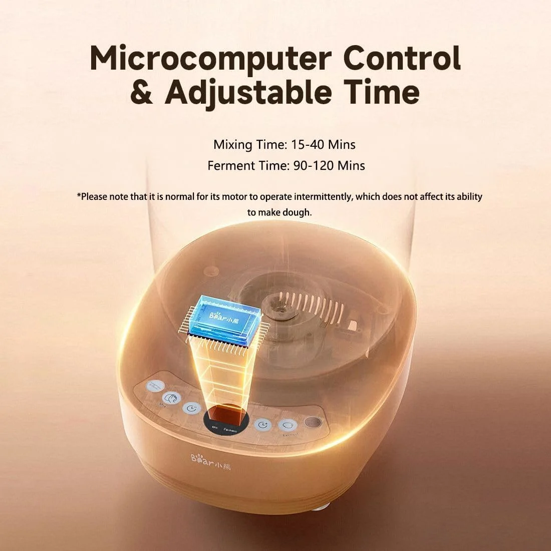 Automatic Electric Atta Kneader, Dough Mixer Machine, Atta Kneader Machine with 3L Stainless Steel Bowl, 650W